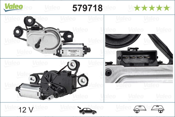 VALEO Ablaktörlö motor 579718_VALEO